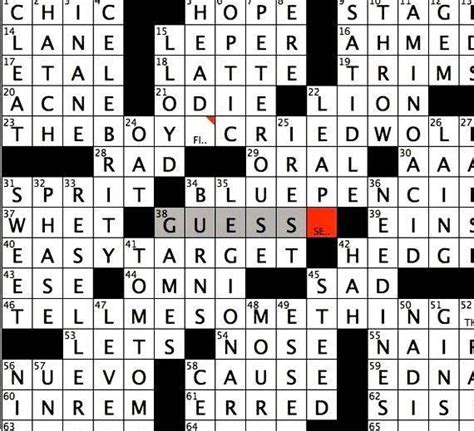 mystery award crossword clue